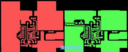 此操作可使文件中大部分的焊盤(pán)輸出后仍為焊盤(pán)，不會(huì)成為線性焊盤(pán)，并且不會(huì)產(chǎn)生像下圖一樣的短路情況